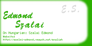 edmond szalai business card